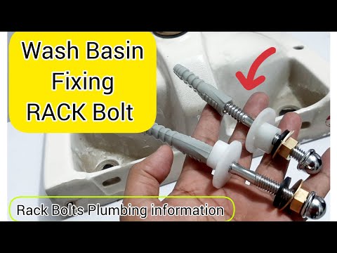 BASIN SCREW FIXING SET FOR WALL HUNG BASIN INSTALLATION IN BATHROOM TOILET ACCESORIES