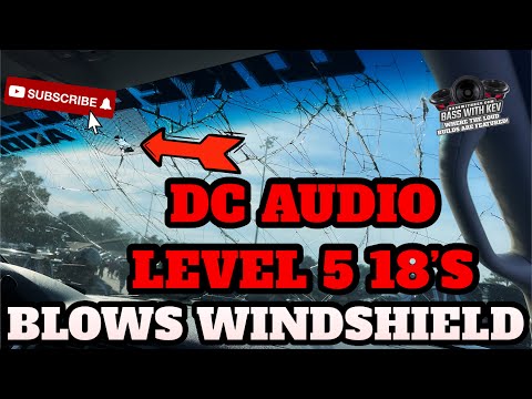 DC AUDIO LEVEL 5 SUBWOOFERS BLOW WINDSHIELD RUCKUS AND CHILL 2022 ICEBURB SUBURBAN TEAM DC AUDIO