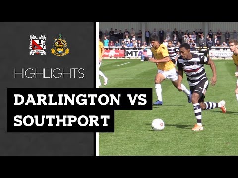 Darlington 2-0 Southport - Vanarama National League North - 2019/20