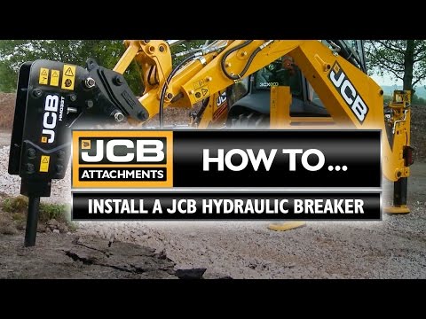 JCB Attachments: How to install a JCB Hydraulic Breaker