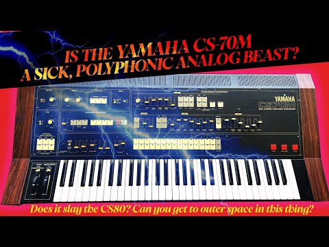 YAMAHA CS70m Synth – The Rare, Twisted, Beauty that no one's heard of