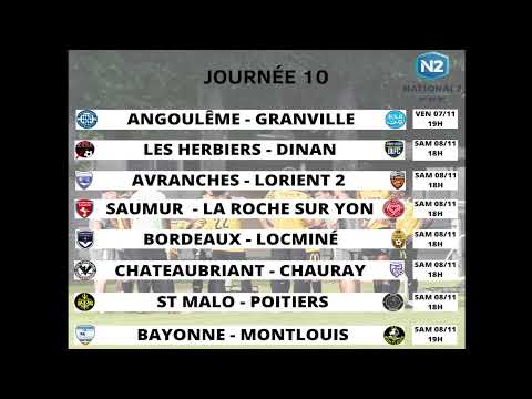 US GRANVILLE - FC MONTLOUIS | N2 - J9