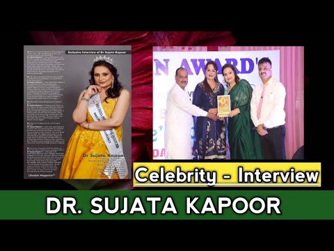 Sujata Kapoor #Mrs. Asia Charity 2021 Crown Winner || #DR. SUJATA KAPOOR || Interview By - #Kritikamahawer#Mrs. As