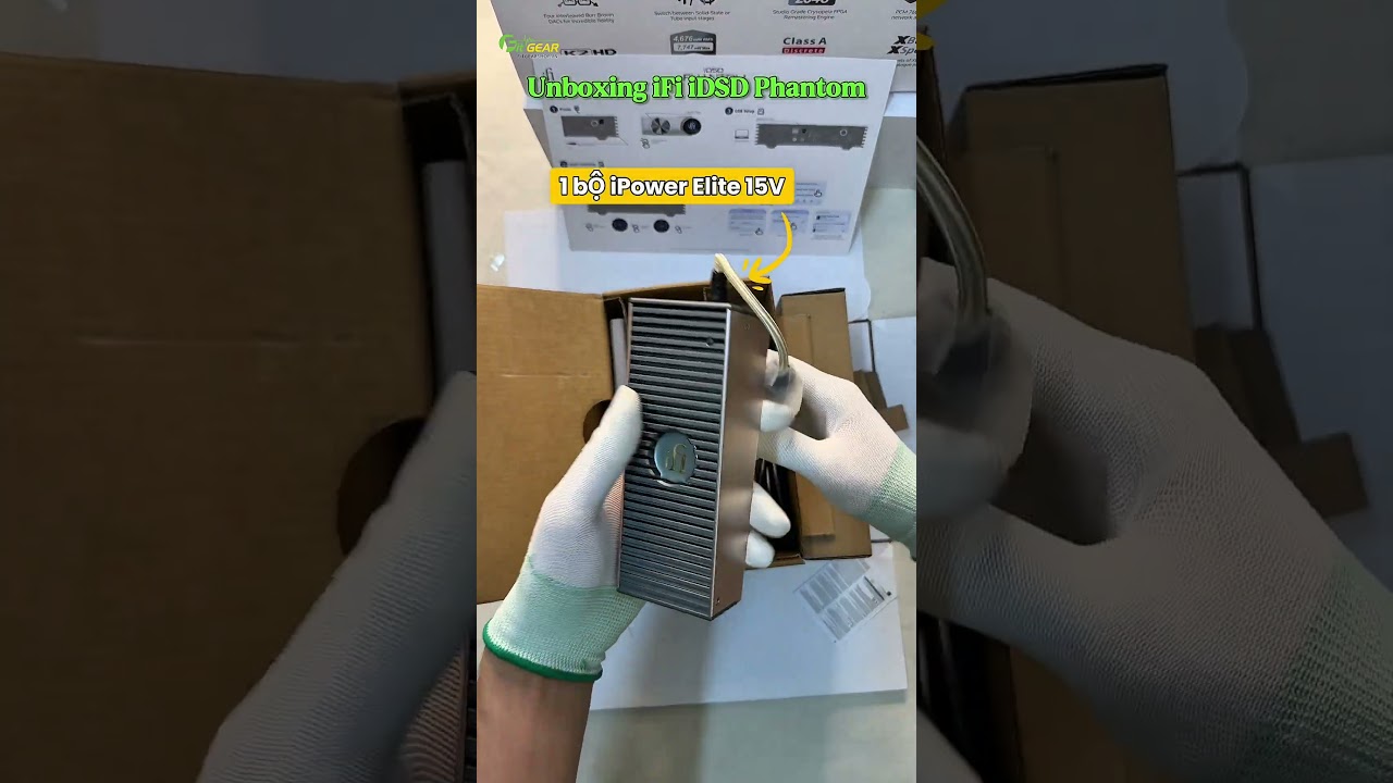 Mở hộp iFi iDSD Phantom