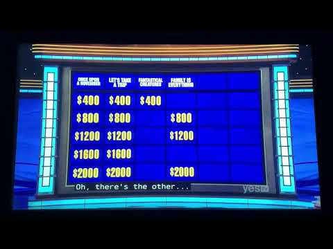 Double Jeopardy, Tyler Rhode Day 4 - 3rd Daily Double (11/1/21)