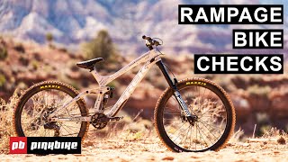 5 Custom Freeride Bike Checks: Red Bull Rampage 2022