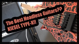Video thumbnail for BEST HEADLESS GUITARS!! Kiesel Type x review and unboxing! Beryllium and Illusionist pickups! by Steve “GAINZ AND GUITARS” Hughes