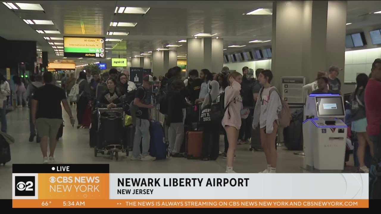 Which airlines fly from Newark New Jersey?