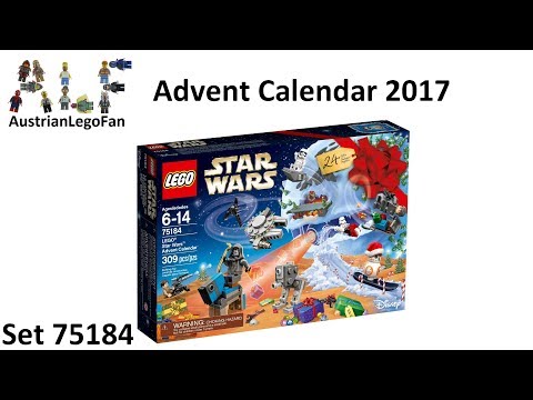 Vidéo LEGO Star Wars 75184 : Calendrier de l'Avent LEGO Star Wars 2017