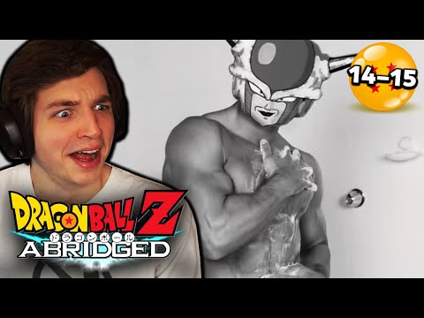 OH NO, FRIEZA IS HOT!! | DBZ: Abridged REACTION Episode 14-15