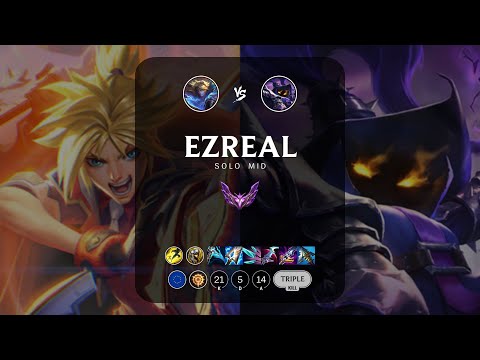 Ezreal Mid vs Veigar - EUW Master Patch 13.5