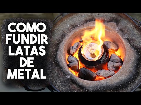 Melting Cans with a Homemade Melter | Homemade Experiment | DIY