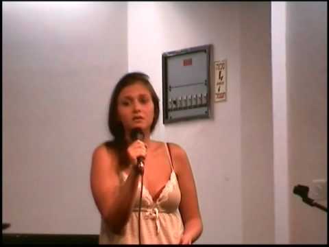 Simona's vocal student