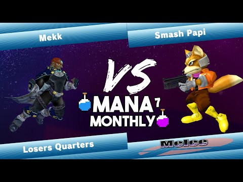 Mana Monthly 7 - Mekk (Ganondorf) vs Smash Papi (Fox) Smash Melee Tournament