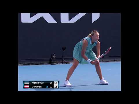 Anett Kontaveit 🇪🇪 Vs Julia Grabher 🇦🇹 Australian Open Live Tennis Coverage