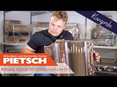 Sterische Harmonika - Beltuna Alpstar IV D Exklusive Luxe Pro - G/C/F/B - Klangprobe