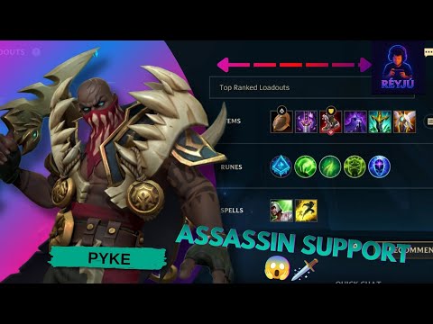 ASSASSIN SUPPORT PYKE 😱🗡️ | RÈYJÚ Wildrift Full Gameplay!