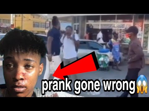 Jamaican Prank Gone wrong beat up😱