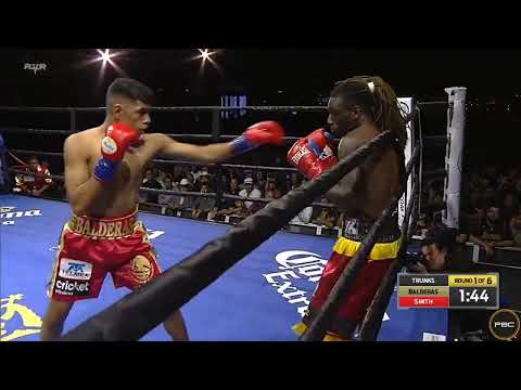 Karlos Balderas Pro Debut//stops Thomas Smith in round 1.