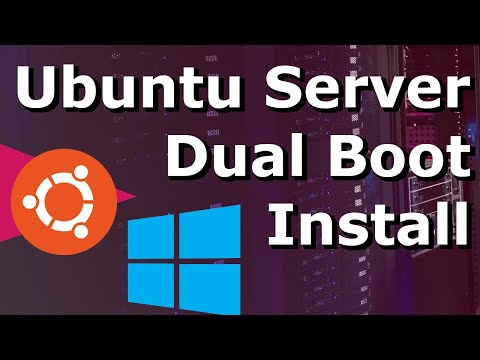 Dual Boot Ubuntu Server 20.04 LTS and Windows 10 - A Step by Step Install Guide - (UEFI Tutorial)