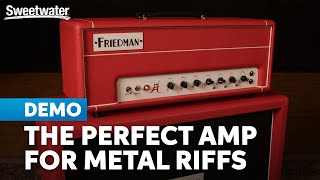 Video thumbnail for Friedman JEL-50 Jake E. Lee Signature 50-watt Tube Head and 2x12-inch Cabinet by Sweetwater Soundcheck