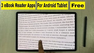 3 Best eBook Reader Apps on Android Tablets for Free