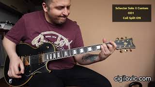 Video thumbnail for Schecter Solo II Custom ABSN Review & Sound Demo by Osman Cenan Çiğil