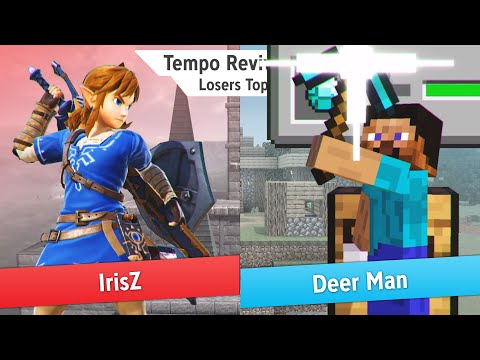 Tempo Revival 34 - IrisZ (Link, Roy) Vs. Deer Man (Steve) - Losers Top 8 - Smash Ultimate