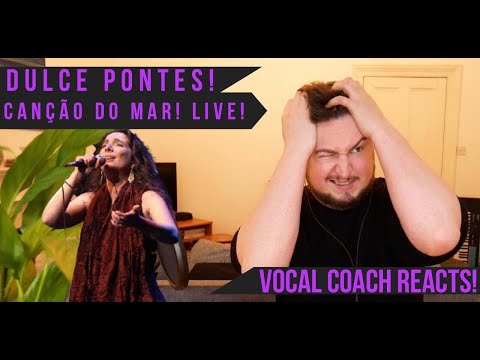 Vocal Coach Reacts! Dulce Pontes! Canção do Mar! Live!