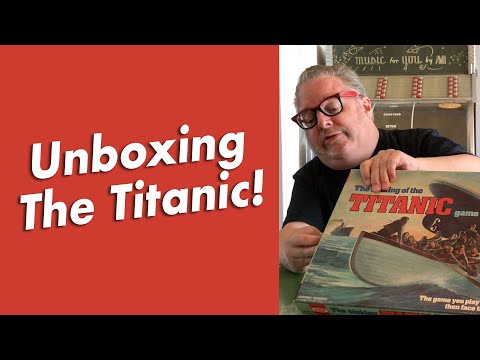 Unboxing the Titanic! on Amber's Crazy in the Attic with Duane Scott Cerny!