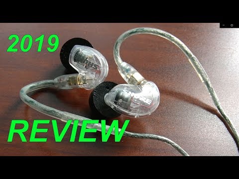 Profesionalios į ausis įkišamos ausinės Shure SE215-CL-EFS video