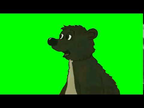 The Lion And The King - Strange Bear Gibberish (Green Screen Footage)