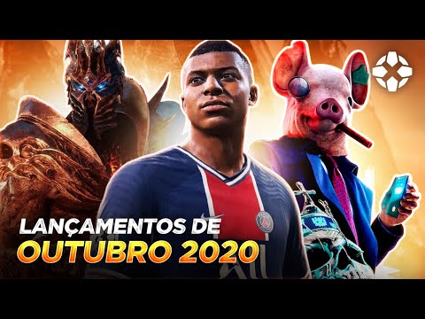 LANÇAMENTOS DE GAMES - OUTUBRO 2020 (PLAYSTATION 4, XBOX ONE, SWITCH E PC)