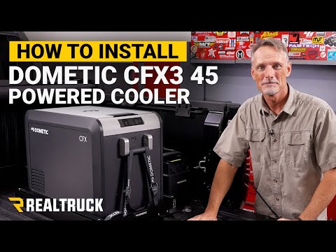How to Install Dometic CFX3 45 Powered Cooler and Slide on a 2022 Tundra