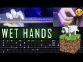 How to play Minecraft 'Wet Hands' theme | Guitar Tutorial [TABS] Fingerstyle