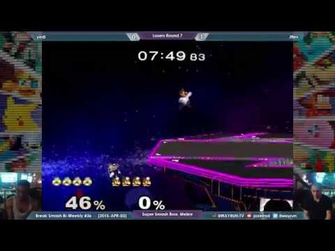 Break Smash #36   SSBM L7   yedi VS Jflex