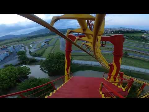 Fire Whip no Beto Carrero World | A Montanha Russa Invertida