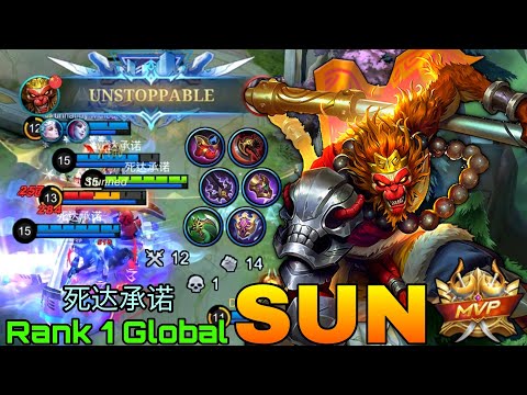 The Blood of Monkey Would Never Die! - Top 1 Global Sun by 死达承诺 - Mobile Legends