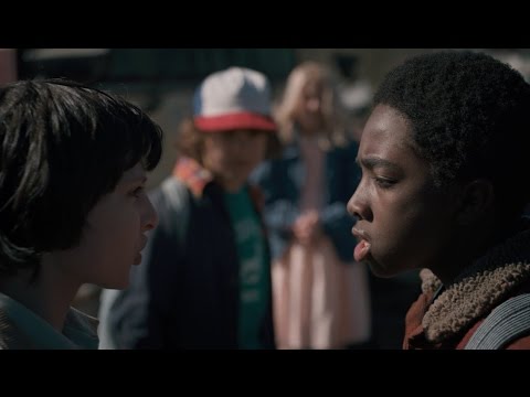 Stranger Things - Mike and Lucas Fight scene HD