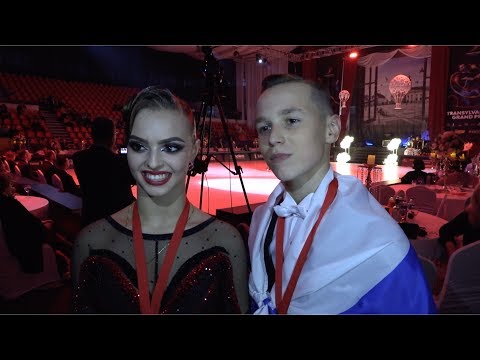 Egor Perepelitsyn - Maria Barykina RUS, Interview | WDSF World Championship Junior II Standard