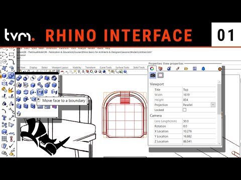 Rhino 3D Introduction for Architects & Designers | Tutorial Part 1
