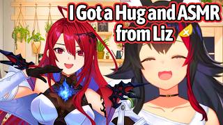 Mio Gets Hugs and ASMR When She Meets Liz