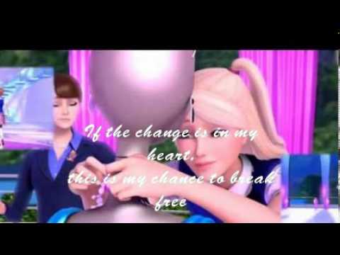 Barbie In Princess Charm School-On Top Of The World-lyrics(HQ remake)-Full song -Rachel Bearer