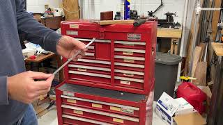 Easily remove Craftsman Tool Chest drawers