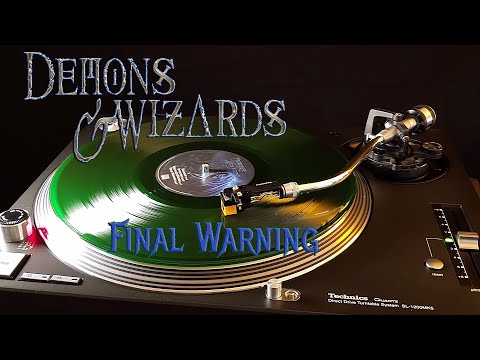 Demons & Wizards - Final Warning - Transparent Green Vinyl LP