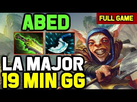 When Abed play his SIGNATURE HERO Meepo in Major Qualifiers - GG in 19 minutes