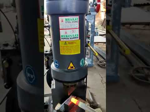 SMALL 40KG PNEUMATIC AIR HAMMER MACHINE FOR BLACKSMITH , DEMO IN OUR FACTORY