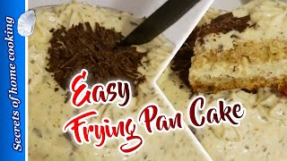 Vanilla Cake in a Frying Pan – No Oven Needed