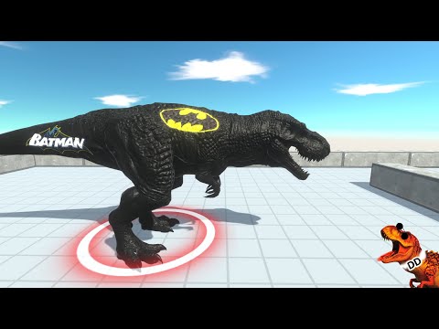 DINOSAURS TYRANNOSAURS VS DINOSAURS TEAM ON DEATH ROAD   Animal revolt Battle Simulator