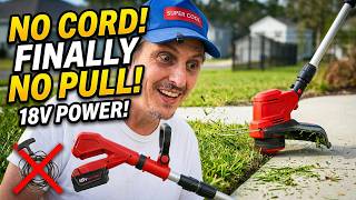 Milwaukee 18V Weed Wacker No Pull Cord Needed